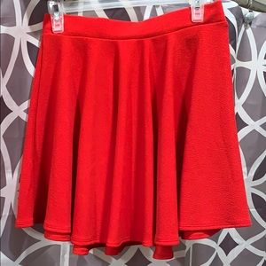 Red Skater Skirt